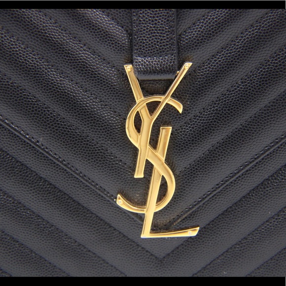YSL CLASSIC LARGE MONOGRAM ENVELOPE BAG - Picture 10 of 15
